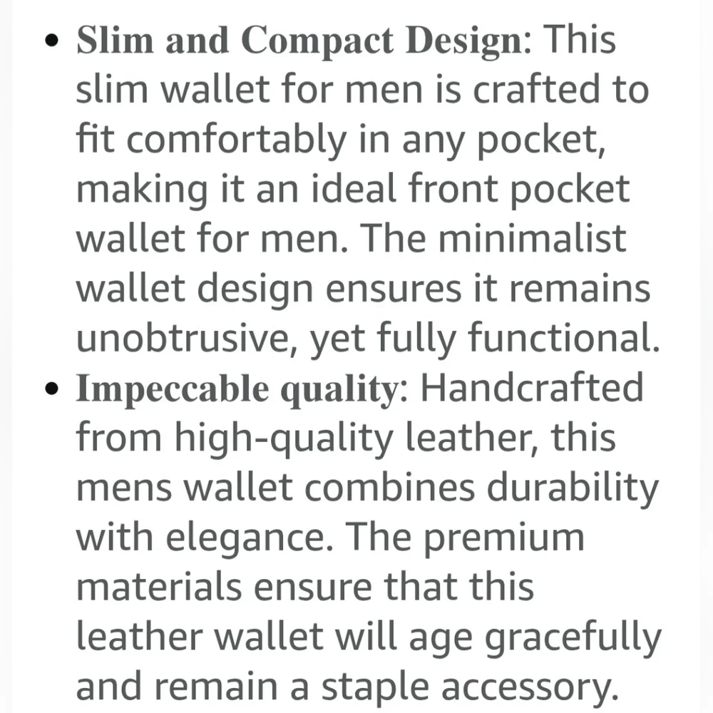 *NEW* Ronyxet Black Carbon Fiber Wallet with Card Slots
